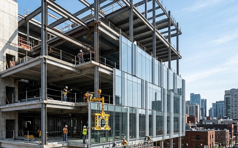Bespoke architectural structural steel framing and craftsmanship